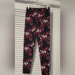 Rose Print Leggings